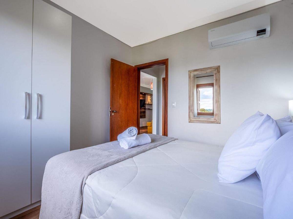 Cristo Rei 302 - Apartamento Em Gramado - Vista Para O Vale Apartman Kültér fotó