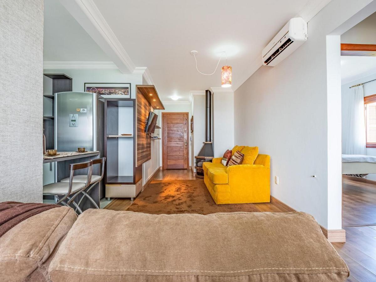 Cristo Rei 302 - Apartamento Em Gramado - Vista Para O Vale Apartman Kültér fotó